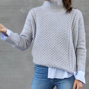 AYR Light Gray Le Square Sweater
